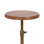 Engles Adjustable Wood Table and Plant Stand