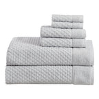 Cotton Diamond Waffle Weave Bath Towel Set - Grayson Collection