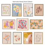 Sylvie Endless Summer Vertical Framed Canvas by Kate Aurelia Holloway