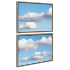 Sylvie Uplifting Clouds Framed Canvas by Stephanie Klatt
