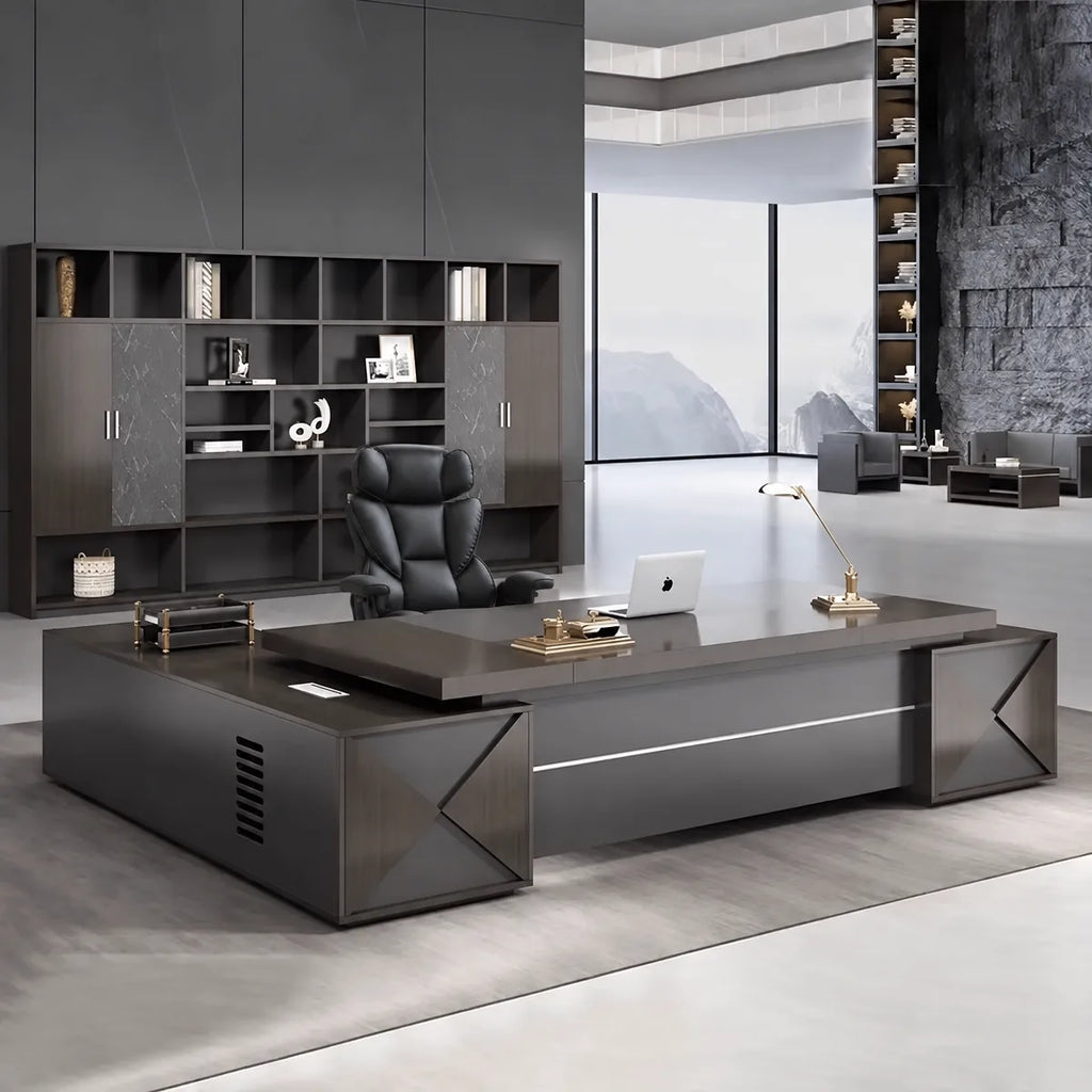 Exeter · Modern Executive L-Shaped Desk