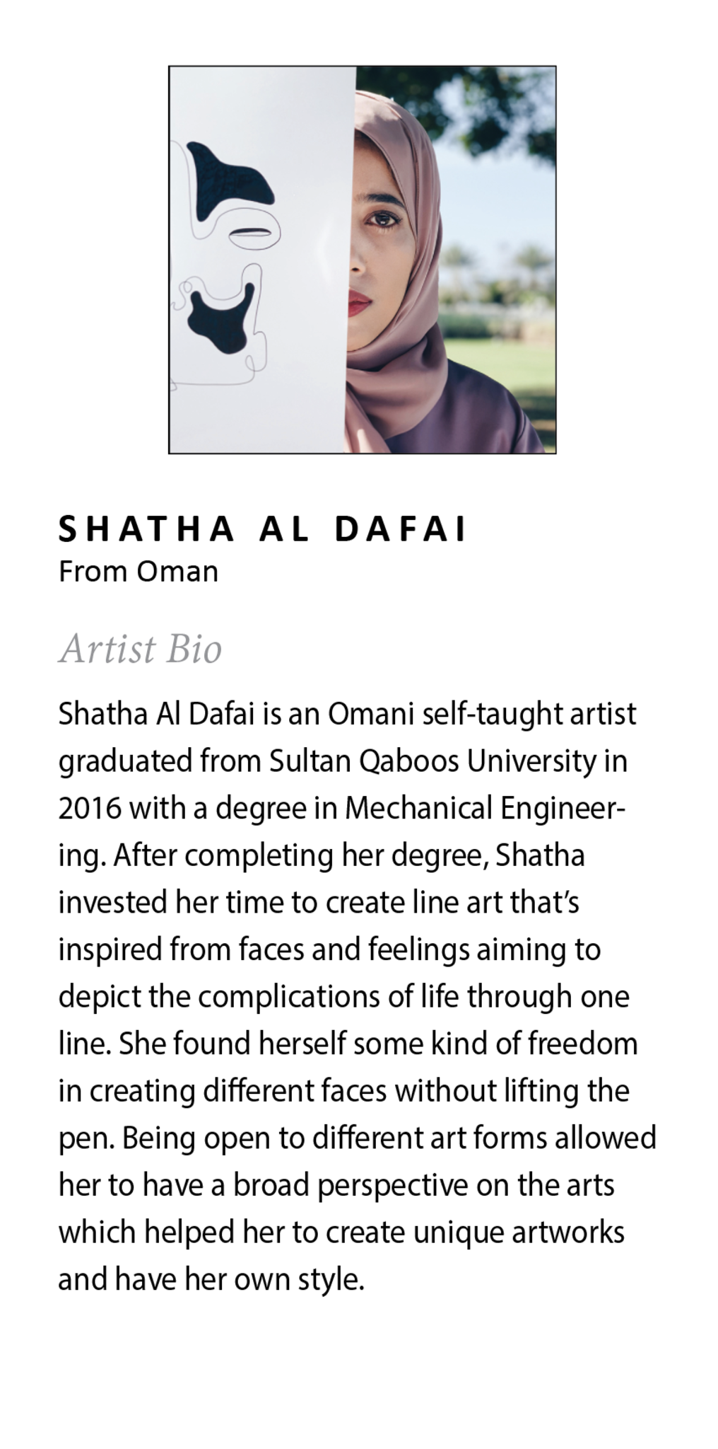 El Ray Floating Acrylic Art by Shatha Al Dafai