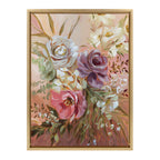 Sylvie Rose Bouquet Framed Canvas by Annie Quigley