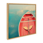 Sylvie Floating on a Cloud Framed Canvas by Alicia Bock