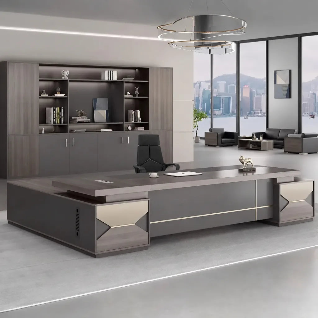 Eyer · Modern L-Shaped Executive Desk