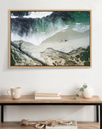 Sylvie La Jolla Curves Framed Canvas by Rachel Bolgov