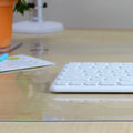 Desktex Crystal Clear Vinyl Rectangular Desk Pad - 19 x 24