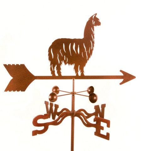 Ez Vane Ez1301-Pt Alpaca & Llama Weathervane With Post Mount