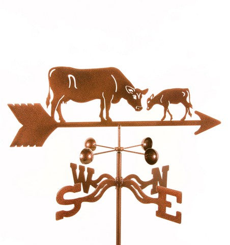 Ez Vane Ez1304-4S Cow With Calf Weathervane - Four Sided Mount