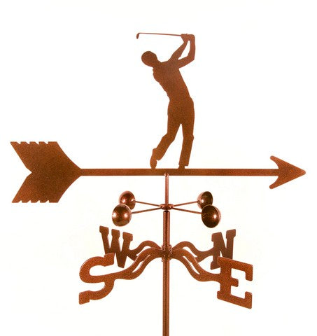Ez Vane Ez1603-Gr Male Golfer Weathervane With Garden Mount
