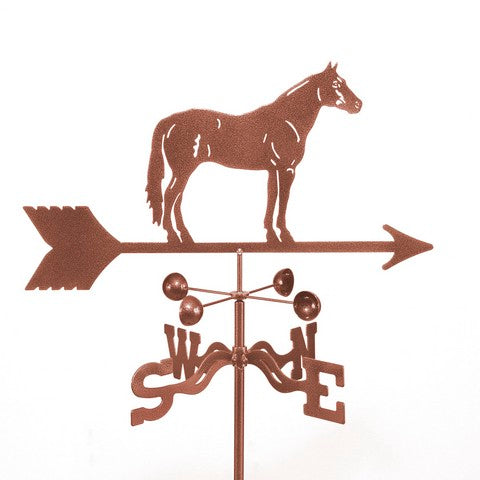 Ez Vane Ez1504-4S Quarter Horse Weathervane With Four Sided Mount