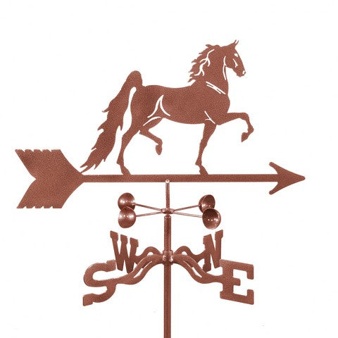 Ez Vane Ez1506-4S Saddlebred Horse Weathervane With Four Sided Mount