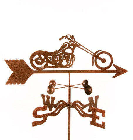 Ez Vane Ez1021-Gr Chopper Motorcycle Weathervane With Garden Mount