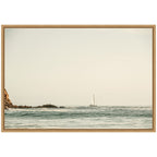 Sylvie Sailing the Pacific Framed Canvas by Alicia Bock