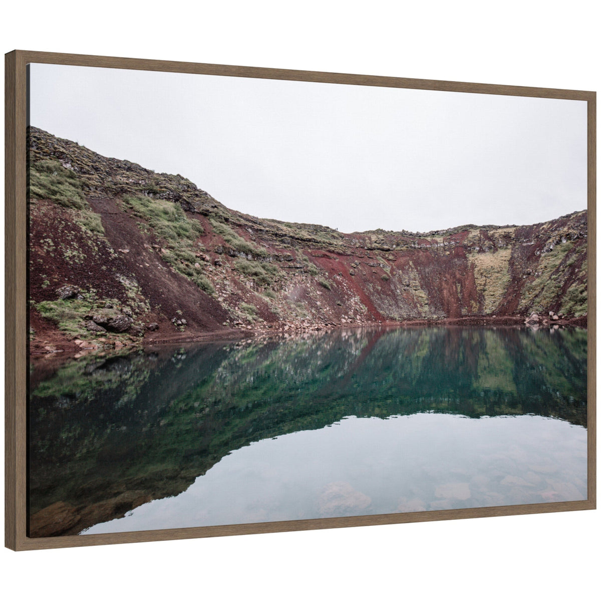Sylvie Reflection Pool Framed Canvas by Alicia Abla