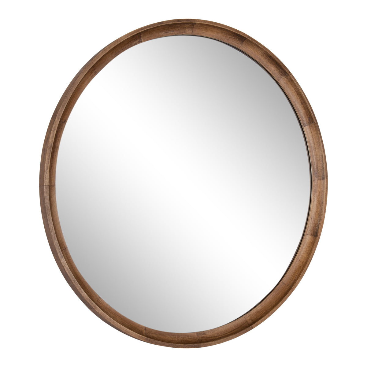 Hatherleigh Round Wood Wall Mirror