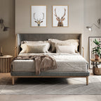 Sylvie Deer Color Framed Canvas by Simon Te of Tai Prints