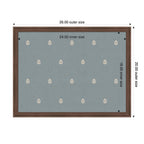 Pinboard Blue Botanical Block Print
