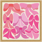 Sylvie Rain Bows 2 Framed Canvas by Carrie Cantwell