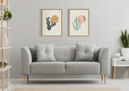 Sylvie Desert Sand Framed Canvas by Kate Aurelia Holloway