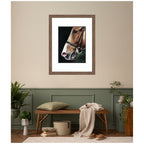 Chestnut Horse by Mary Sparrow Framed Wall Art Print