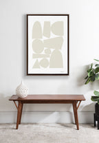 Sylvie Constructed II Neutral Framed Canvas by Statement Goods
