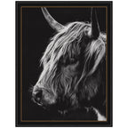 Scottish Highland Vertical by Crystal Lynn Collins Framed Wall Art Print