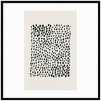 Abstract Black by Gabrielly Guedes Framed Wall Art Print