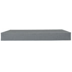 Foldable 9" Twin Size Metal Mattress Box Spring Foundation Bedroom Furniture Bed Base - Gray