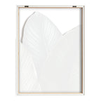Blake Tropical Palm Leaves Framed Printed Glass by Amy Peterson Art Studio