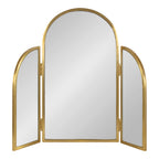 Amoli Tri-Fold Arch Metal Mirror