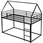 House Bunk Bed With Built In Ladder