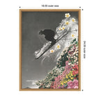 Sylvie Spring Skiing Framed Canvas by Sarah Eisenlohr
