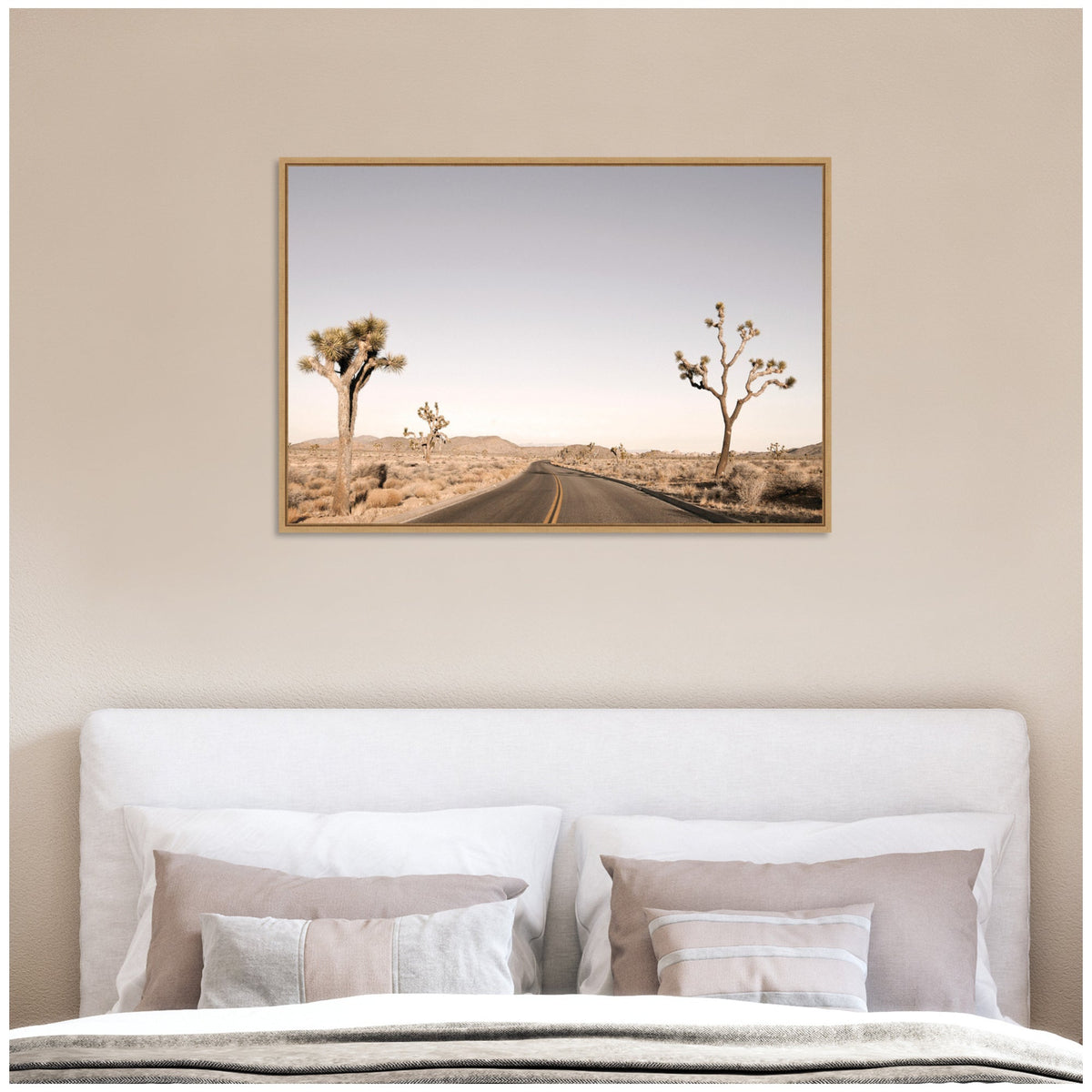 Driving Joshua Tree No. 3 by Alicia Bock Framed Canvas Wall Art Print