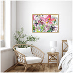 Sylvie Compassion Framed Canvas by Janet Meinke-Lau