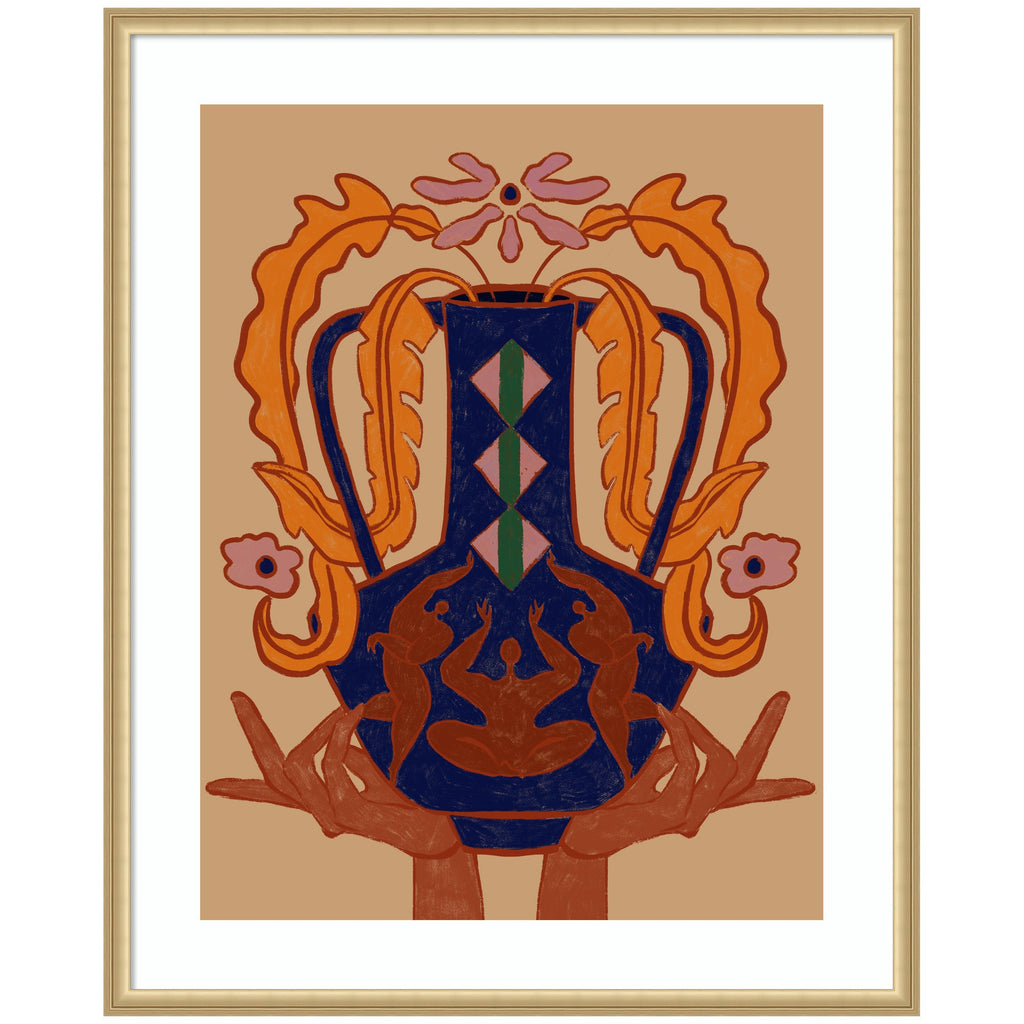 Vessel Collection Blossom by Arty Guava Framed Wall Art Print