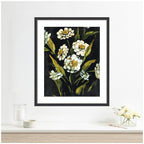 Framed Art Moody Floral 1 by Annie Quigley