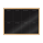 Blake This Week Black Framed Printed Glass by The Creative Bunch Studio