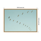 Sylvie Pelican Row #1 Framed Canvas by Alicia Bock