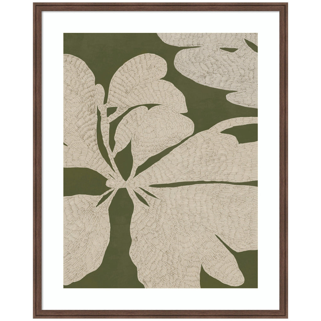 Leafy Whispers by Treechild Framed Wall Art Print