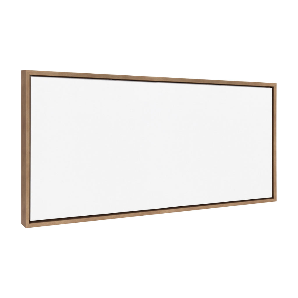 Sylvie Blank Framed Canvas 18x40
