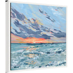 Sylvie Anna Maria Island Florida Framed Canvas by Emily Kenney