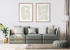 Sylvie Constructed I Neutral Framed Canvas by Statement Goods