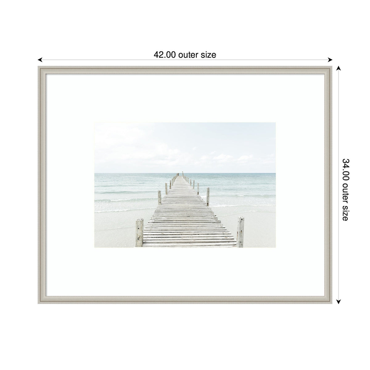 Beach 5s by Amy Peterson Framed Wall Art Print
