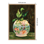 Goldfish Garden by Lucia Gianello Framed Canvas Wall Art Print