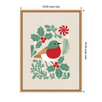 Sylvie Framed Canvas Christmas Icons Prima Set 1 by Dominique Vari