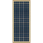 Framed Fabric Pinboard Navy Blue Plaid Wall Organization