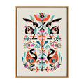 Sylvie Floral Bunny Framed Canvas By Rachel Lee of My Dream Wall