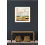 Framed Art Rolling Hills Abstract Landscape by The Creative Bunch Studio