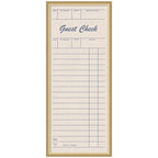 Framed Fabric Pinboard Linen Guest Check Wall Organization